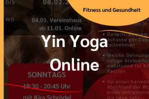 Yin Yoga Online - neues Kursangebot