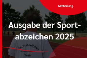 Ausgabe der Sportabzeichen 2025