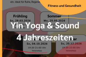 Yin Yoga & Sound - 4 Jahreszeiten
